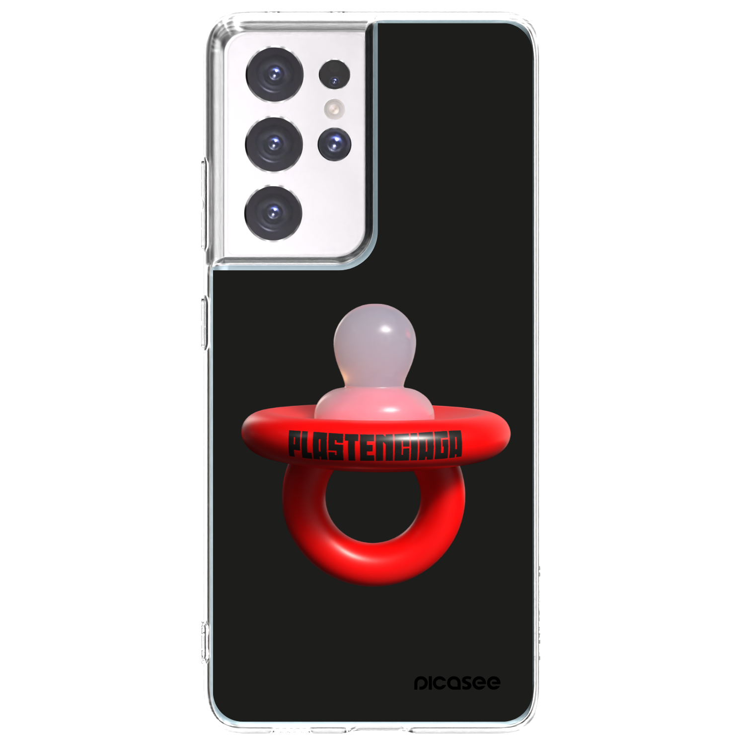 Picasee husă transparentă din silicon pentru Samsung Galaxy S21 Ultra 5G G998B - Le Dudel