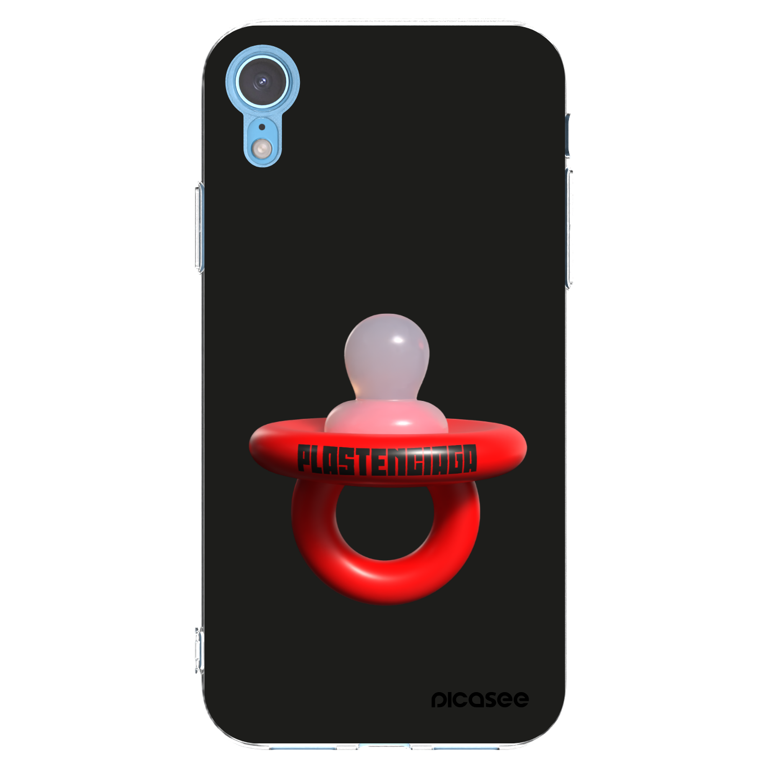 Picasee husă transparentă din silicon pentru Apple iPhone XR - Le Dudel