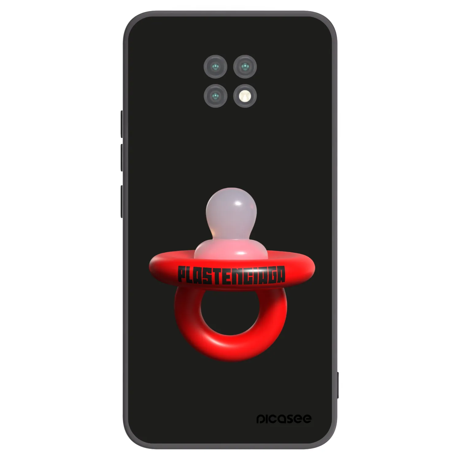Picasee husă neagră din silicon pentru Xiaomi Redmi Note 9T - Le Dudel