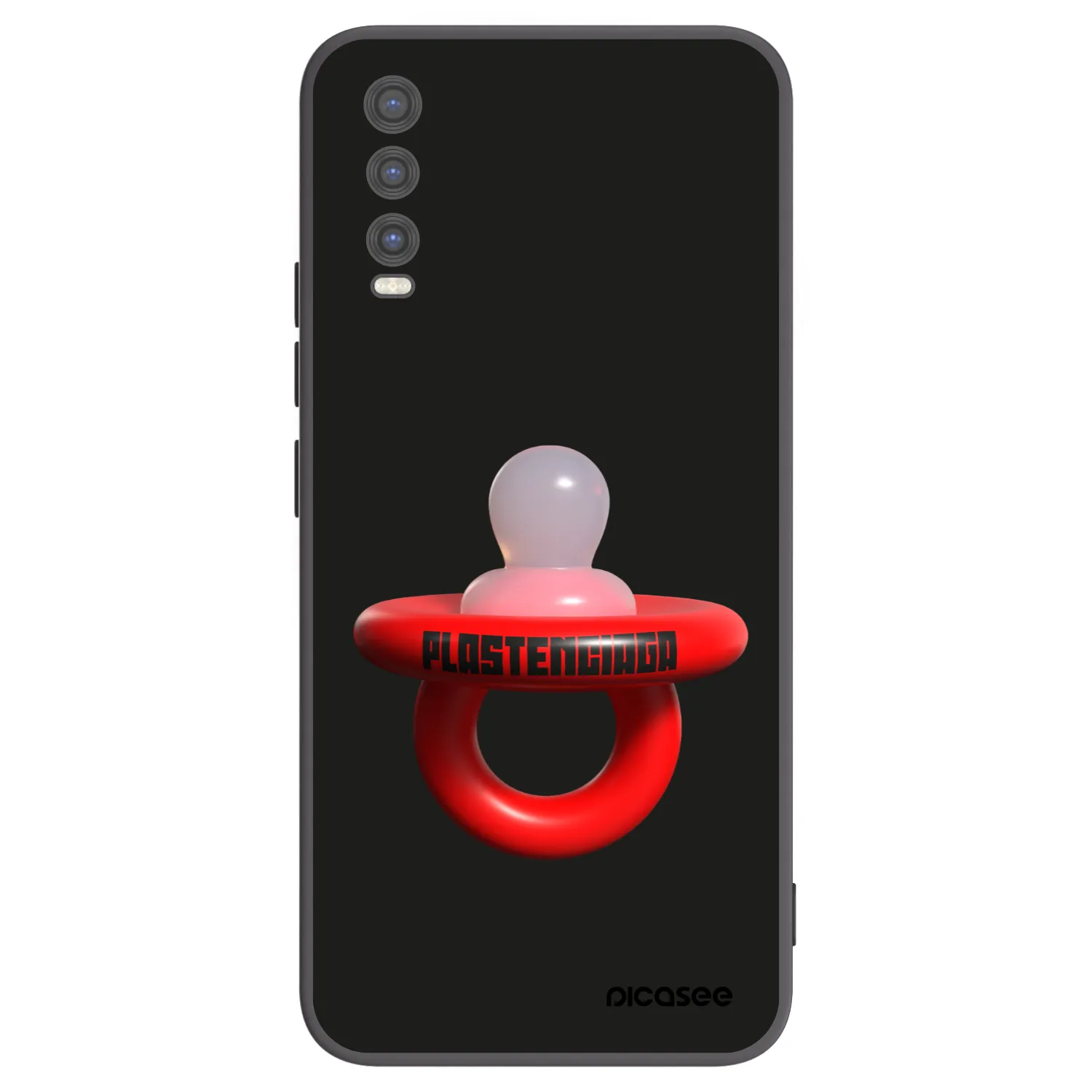 Picasee husă neagră din silicon pentru Vivo Y20s - Le Dudel