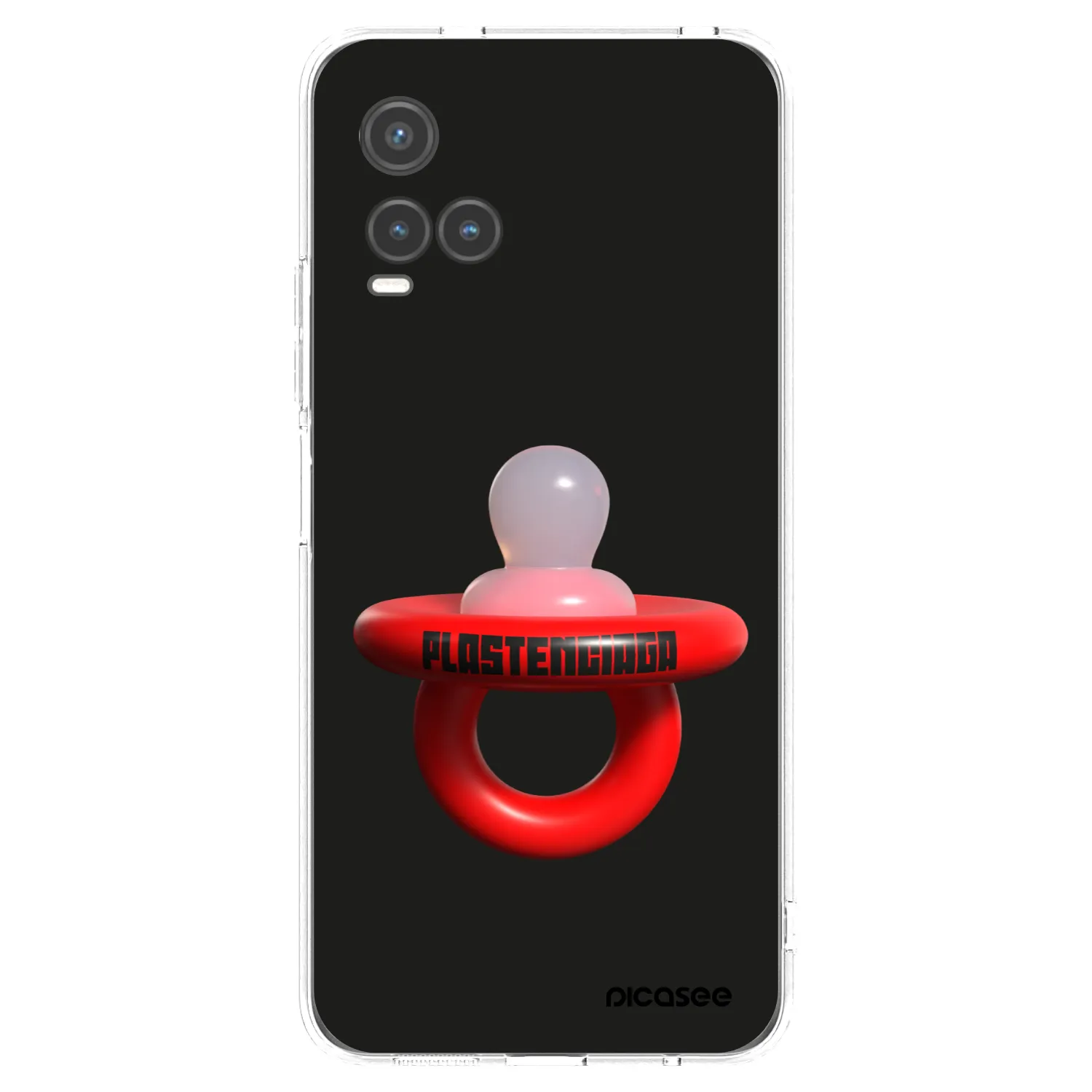 Picasee husă transparentă din silicon pentru Vivo Y33s - Le Dudel