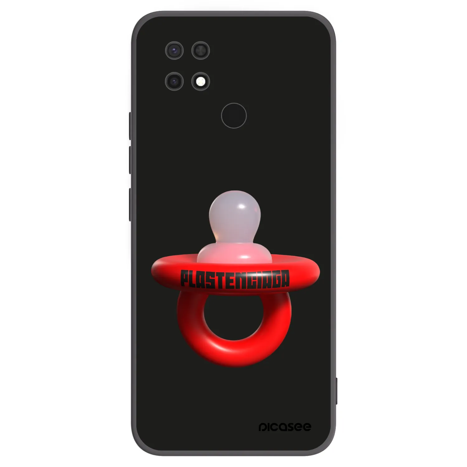 Picasee husă neagră din silicon pentru Xiaomi Redmi 10C - Le Dudel