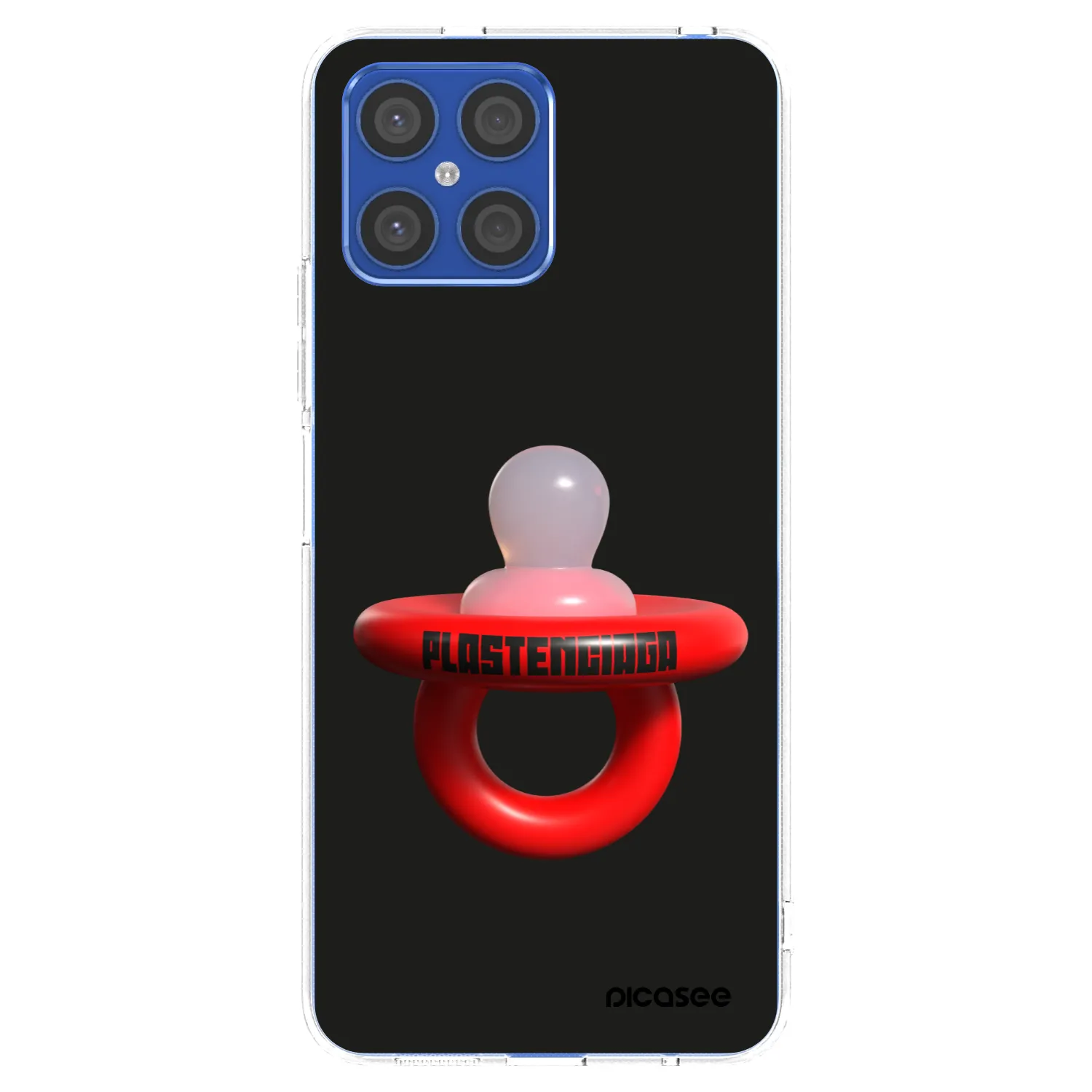 Picasee husă transparentă din silicon pentru Honor X8 4G - Le Dudel