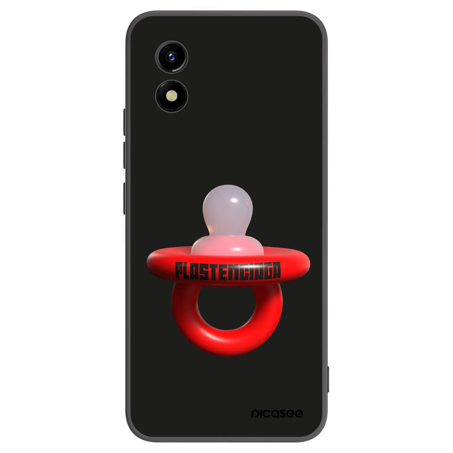 Picasee husă neagră din silicon pentru Vivo Y01 - Le Dudel