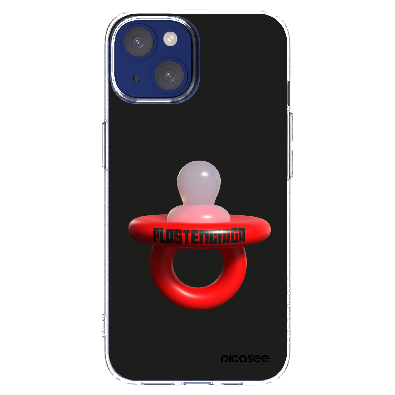 Picasee husă transparentă din silicon pentru Apple iPhone 14 - Le Dudel