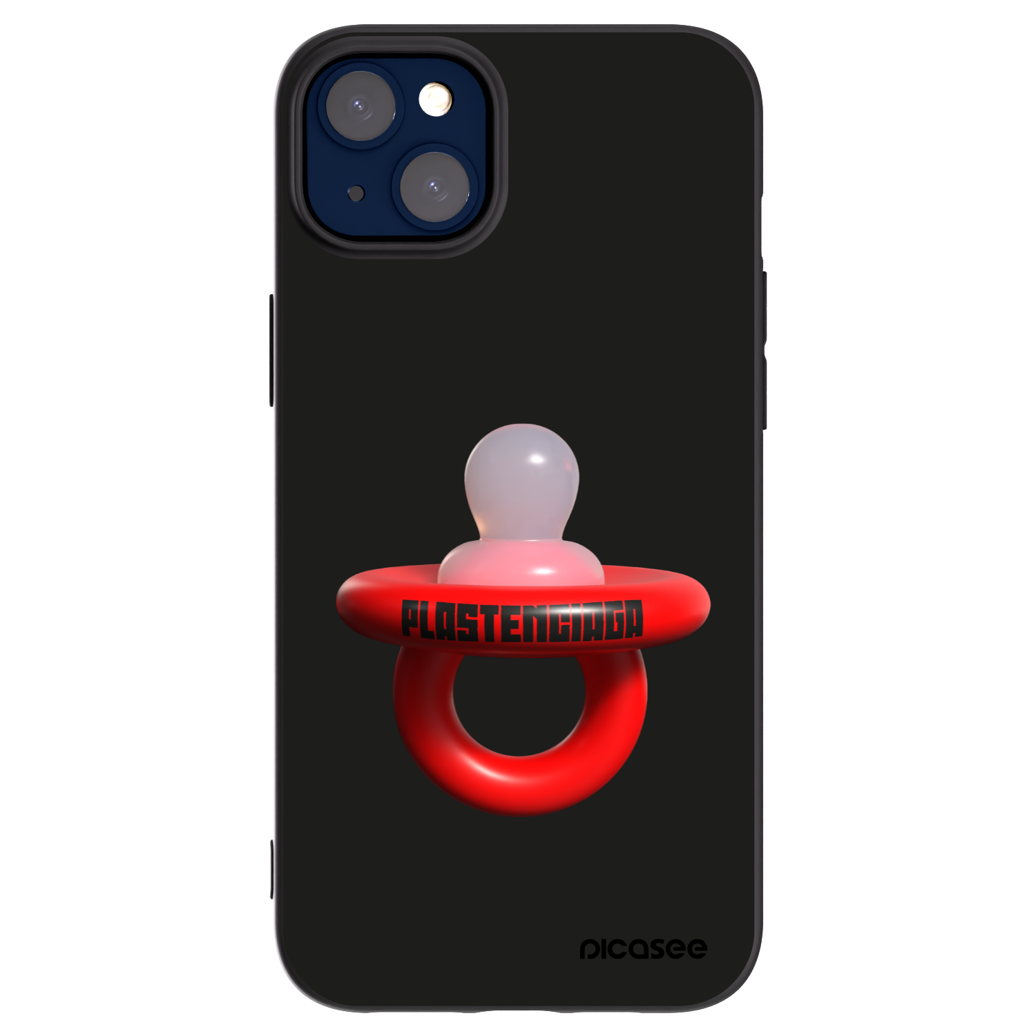 Picasee husă neagră din silicon pentru Apple iPhone 14 Plus - Le Dudel