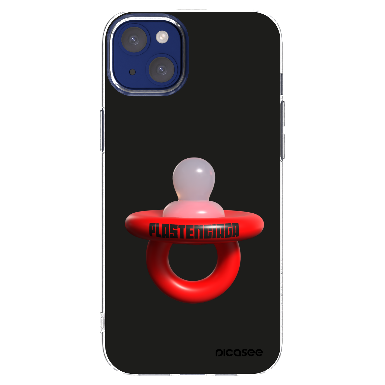 Picasee husă transparentă din silicon pentru Apple iPhone 14 Plus - Le Dudel