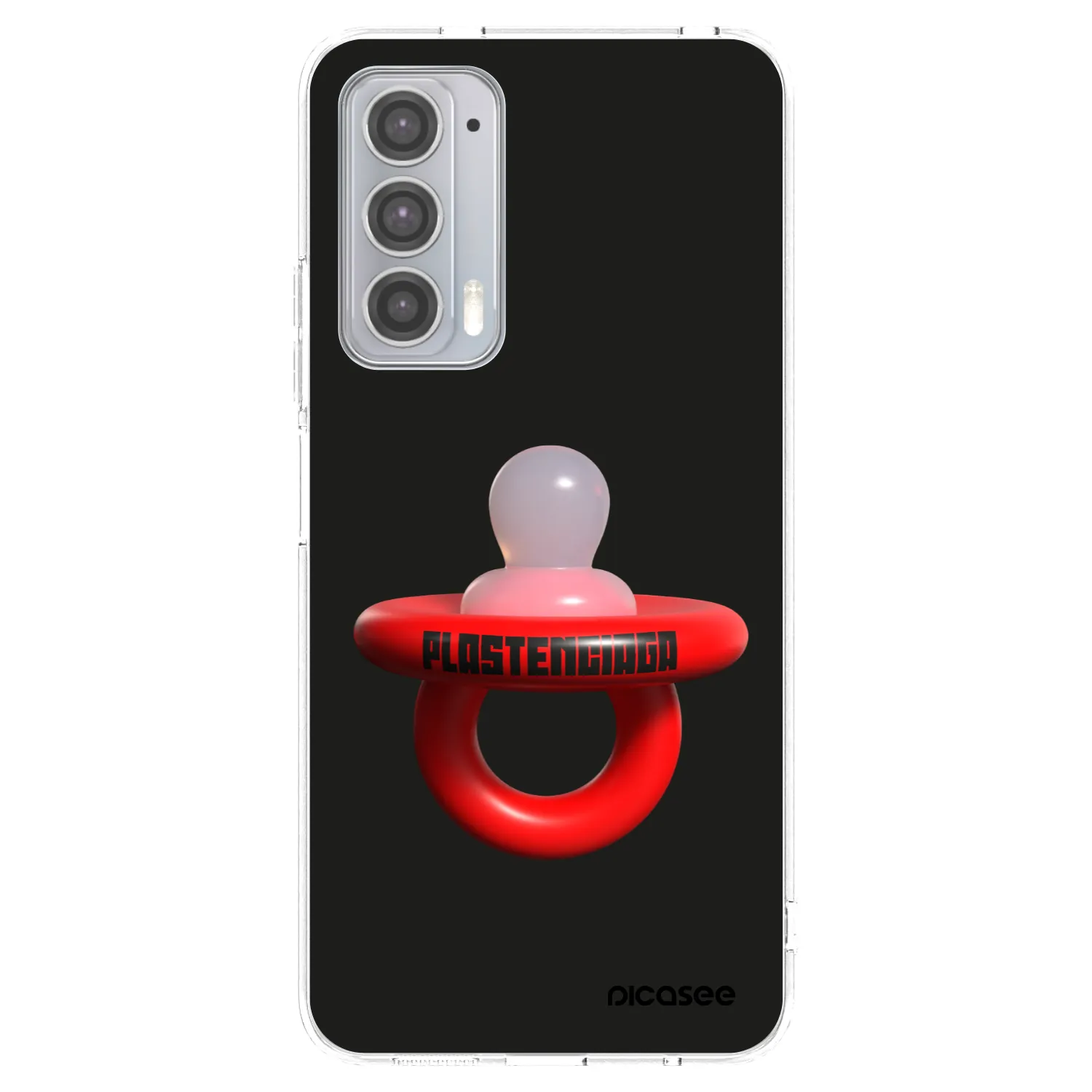Picasee husă transparentă din silicon pentru Motorola Edge 20 - Le Dudel