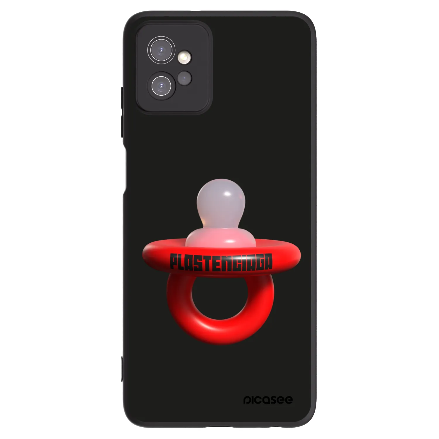 Picasee husă neagră din silicon pentru Motorola Moto G32 - Le Dudel