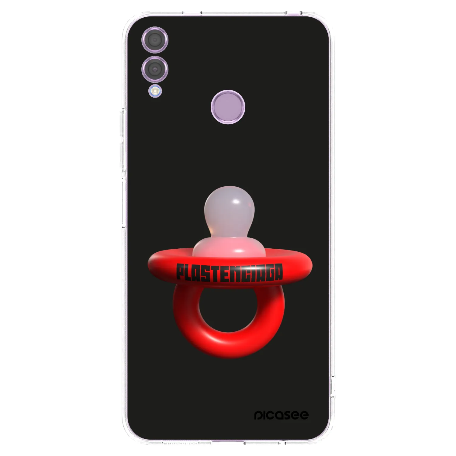 Picasee husă transparentă din silicon pentru Honor 8X - Le Dudel