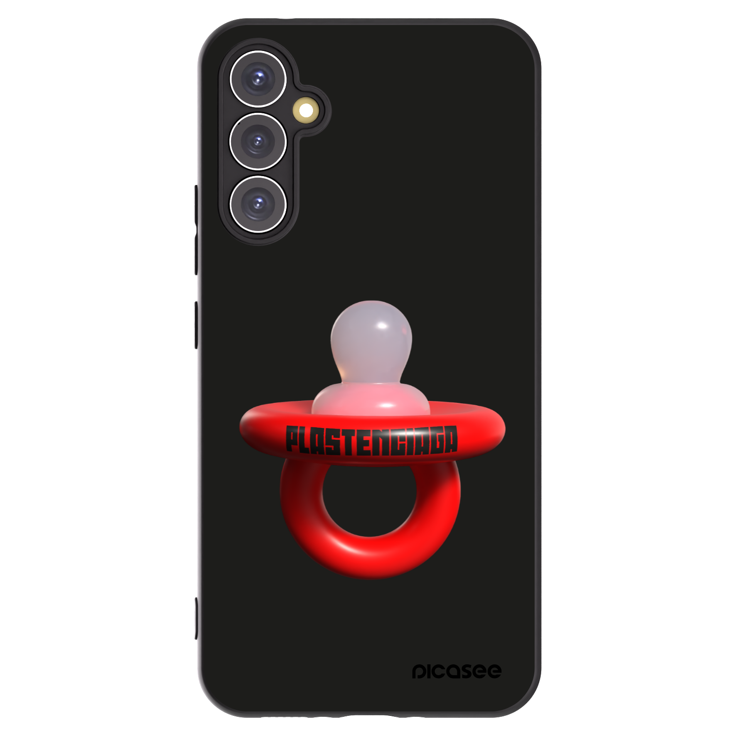 Picasee husă neagră din silicon pentru Samsung Galaxy A34 5G A346B - Le Dudel