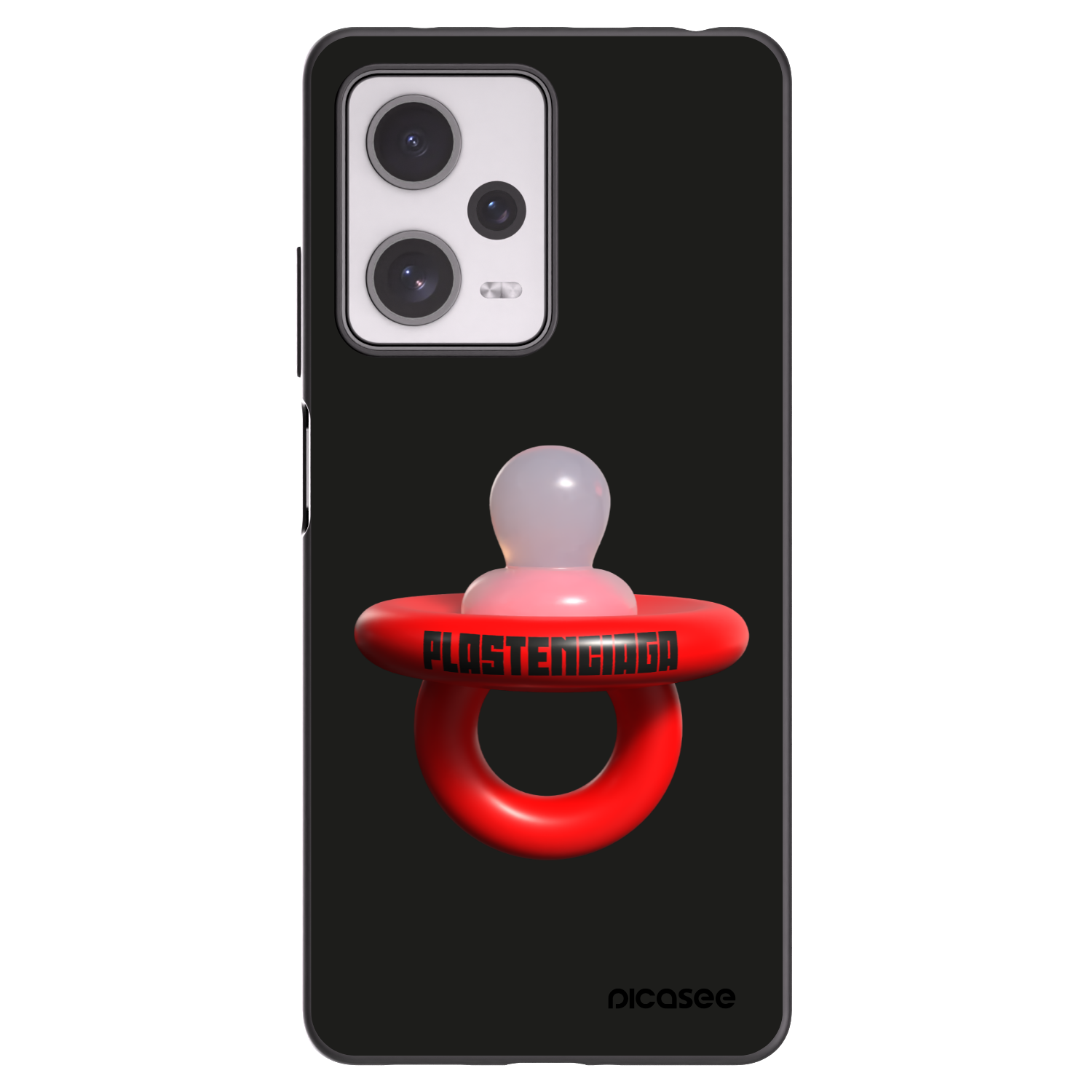 Picasee husă neagră din silicon pentru Xiaomi Redmi Note 12 Pro+ 5G - Le Dudel