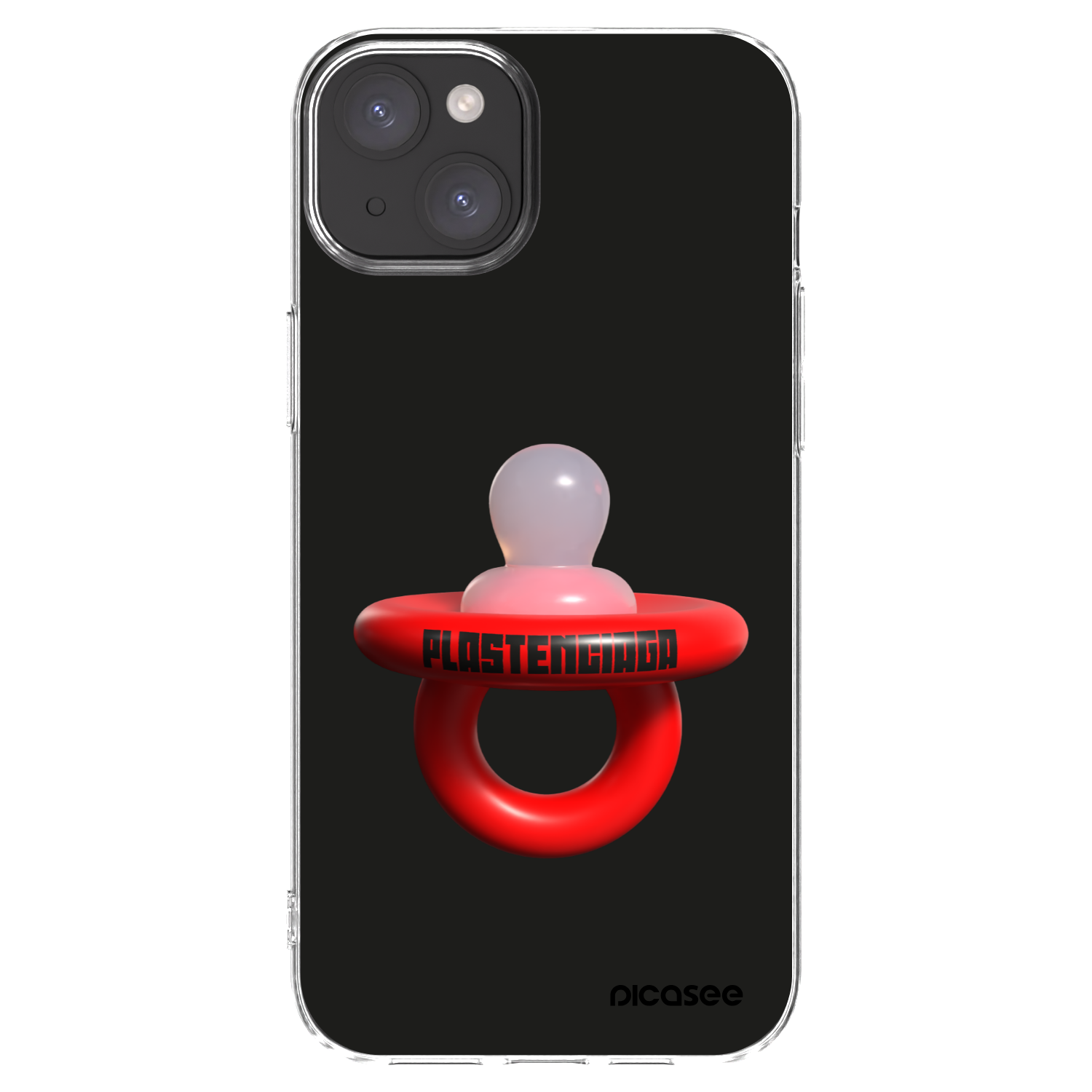 Picasee husă transparentă din silicon pentru Apple iPhone 15 Plus - Le Dudel