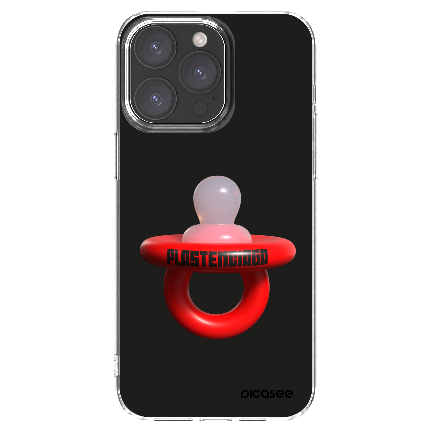 Picasee husă transparentă din silicon pentru Apple iPhone 15 Pro Max - Le Dudel