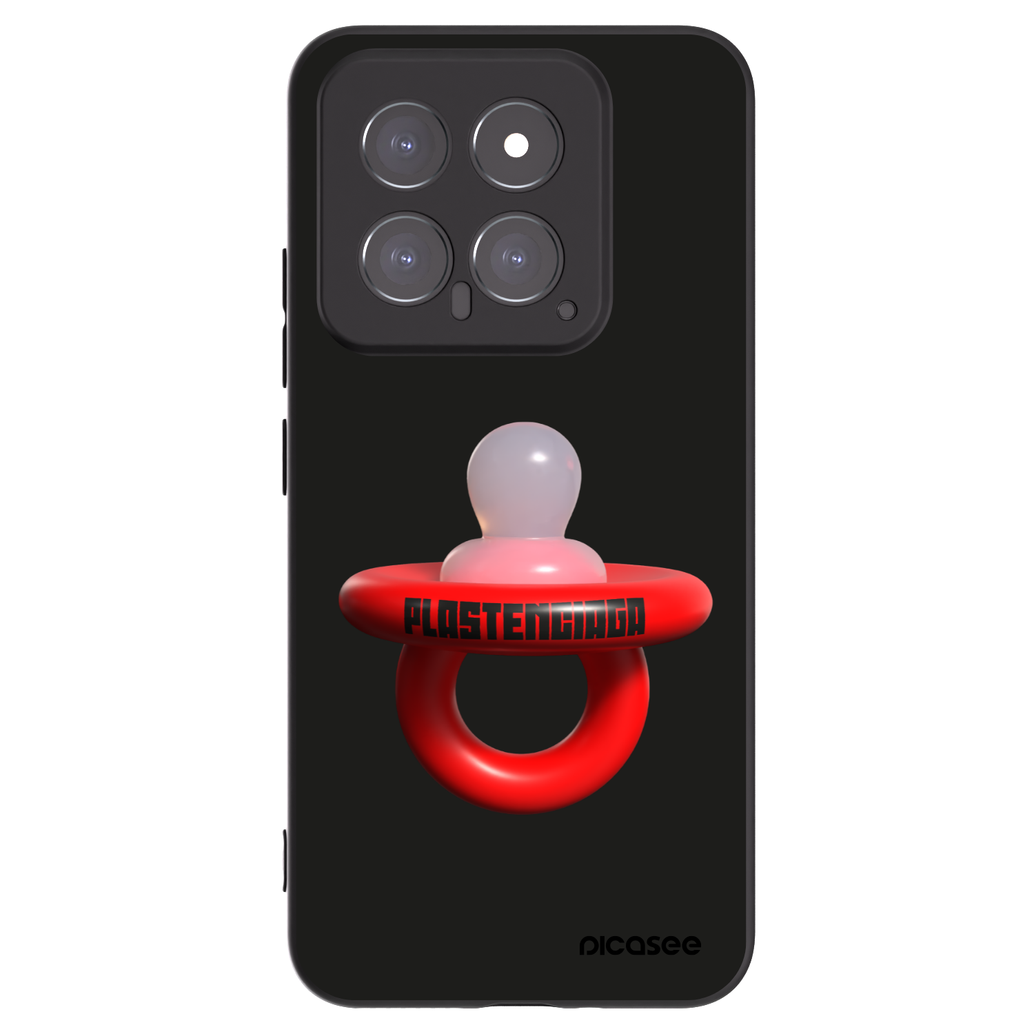 Picasee husă neagră din silicon pentru Xiaomi 14 - Le Dudel