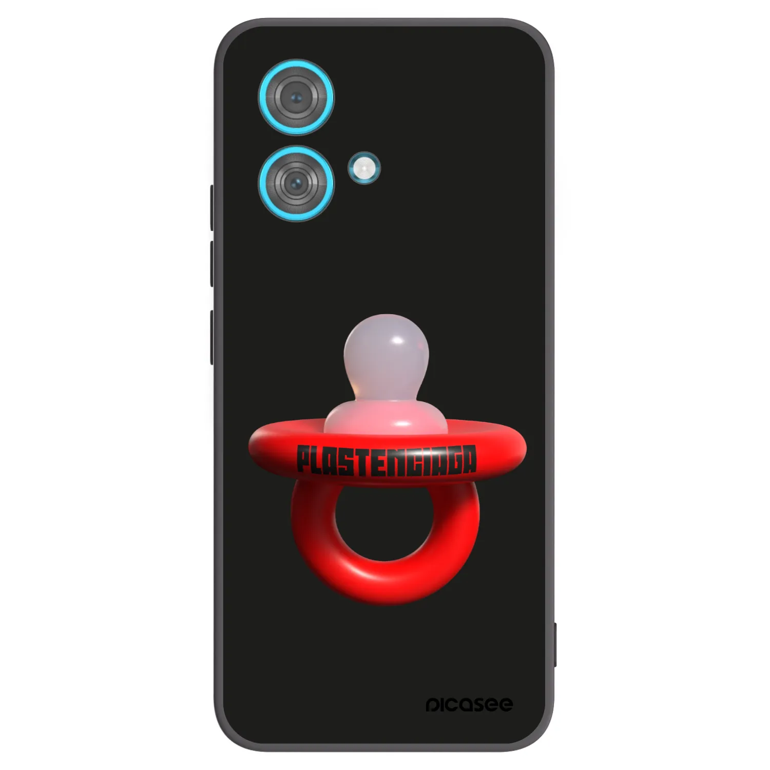 Picasee husă neagră din silicon pentru Motorola Edge 40 Neo - Le Dudel