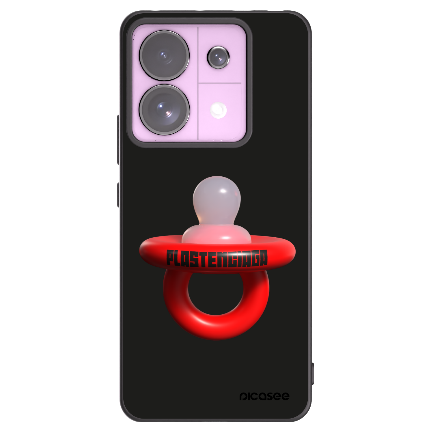 Picasee husă neagră din silicon pentru Xiaomi Redmi Note 13 Pro 5G - Le Dudel