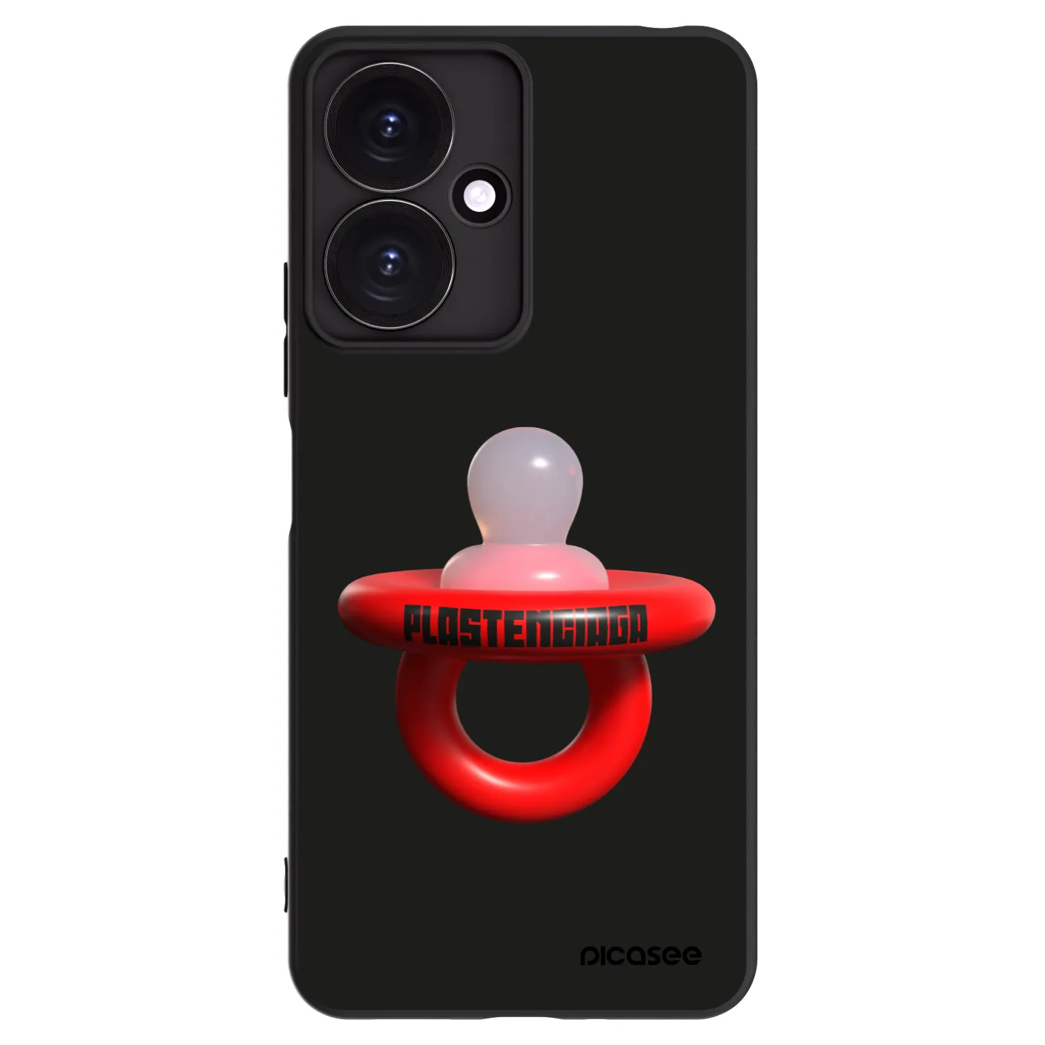 Picasee husă neagră din silicon pentru Xiaomi Redmi 13C 5G - Le Dudel