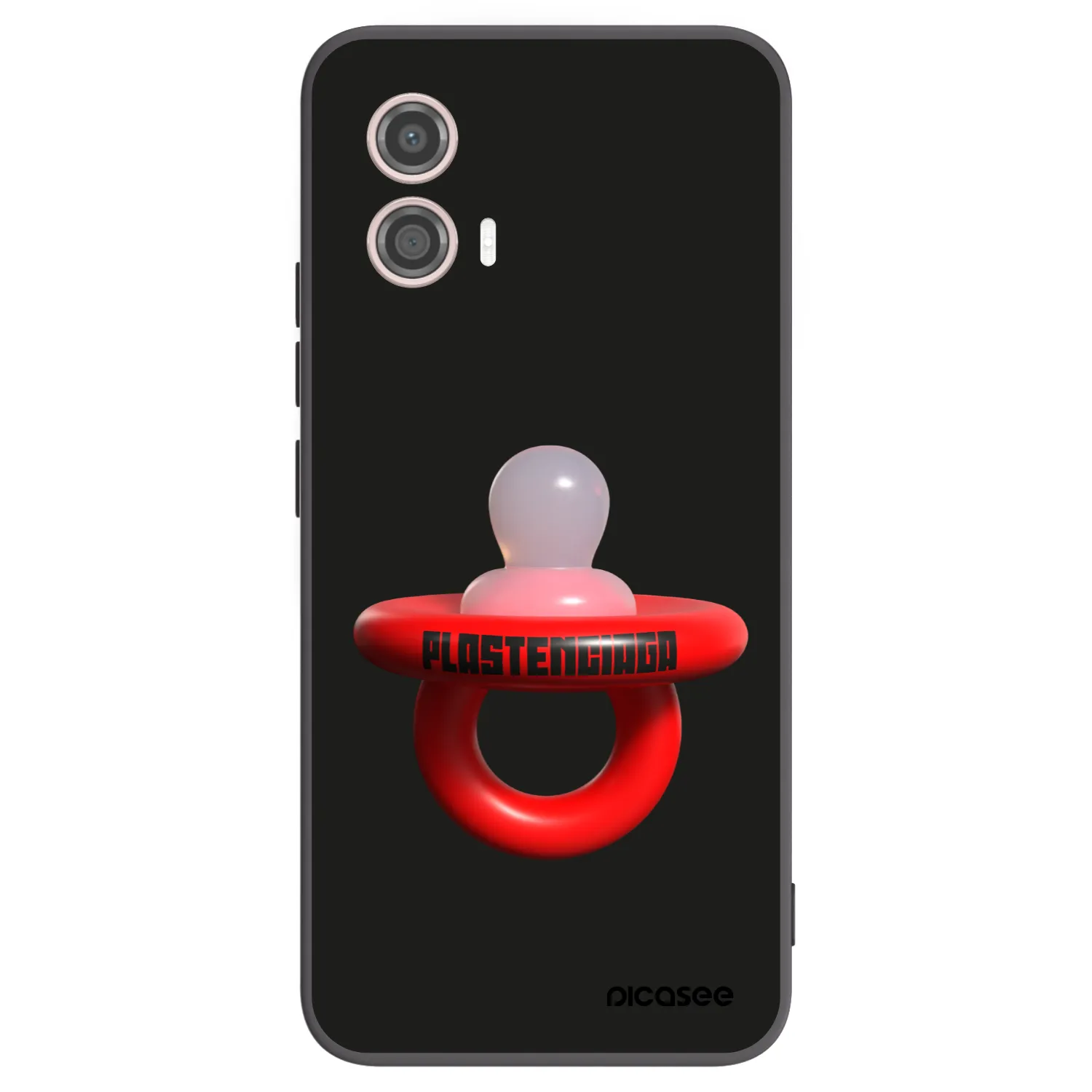 Picasee husă neagră din silicon pentru Motorola Moto G53 5G - Le Dudel