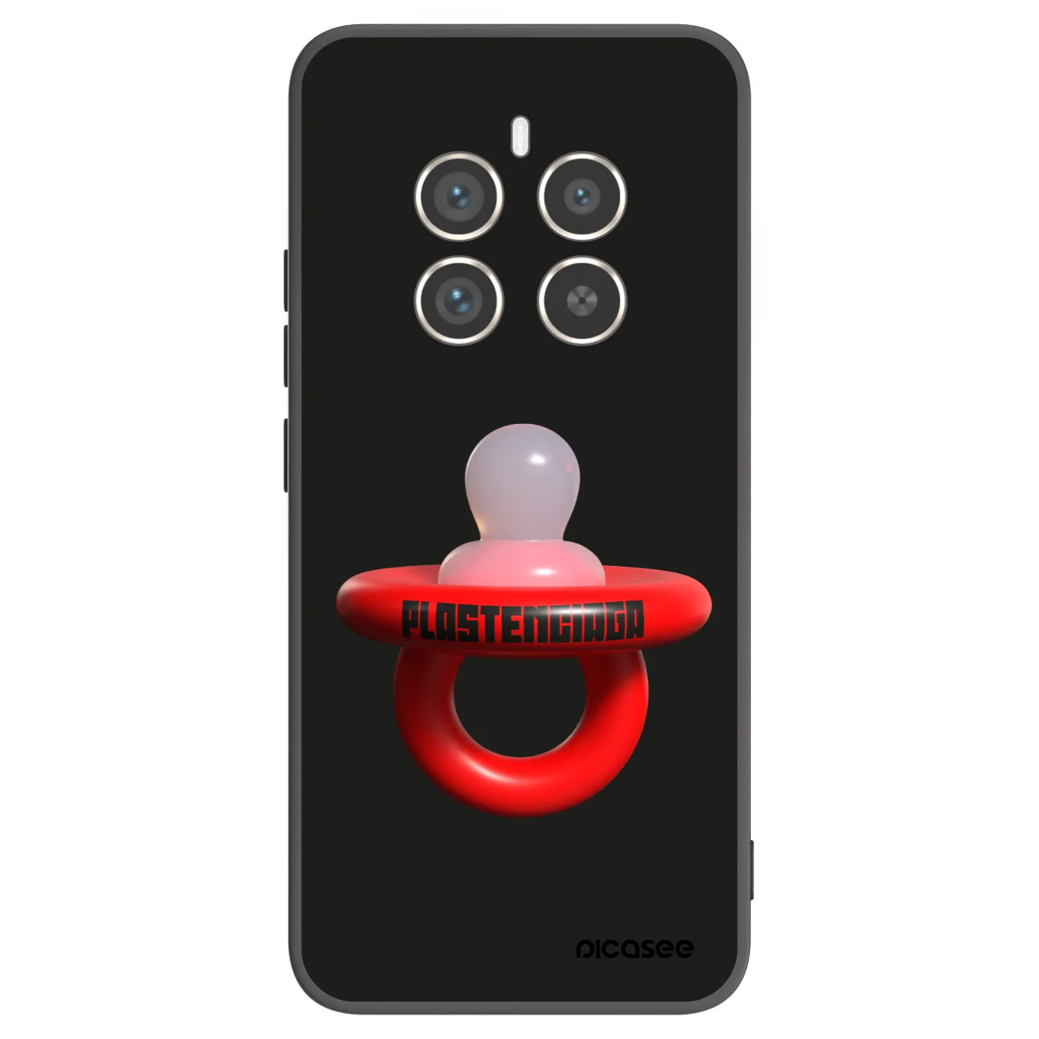 Picasee husă neagră din silicon pentru Realme 12 Pro 5G - Le Dudel