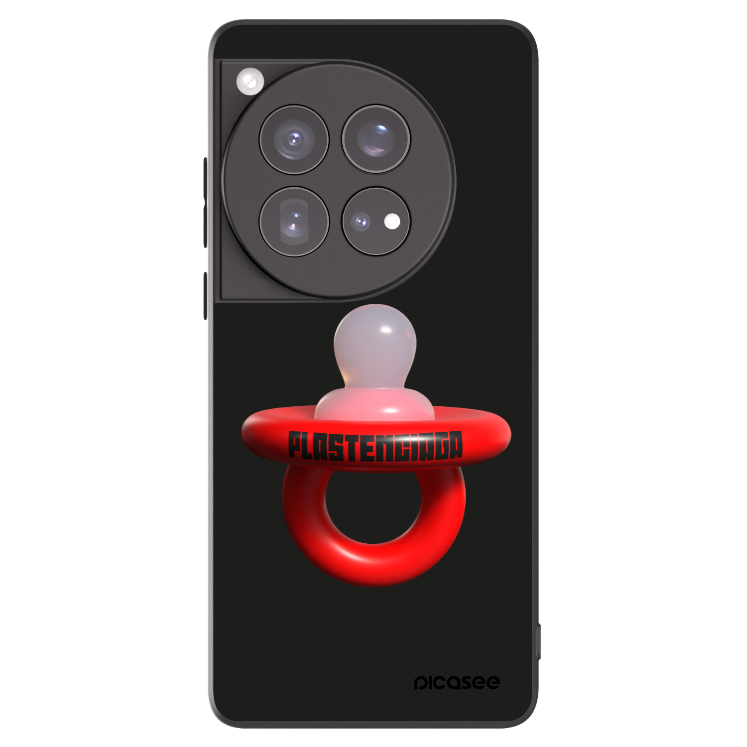 Picasee husă neagră din silicon pentru OnePlus 12 5G - Le Dudel