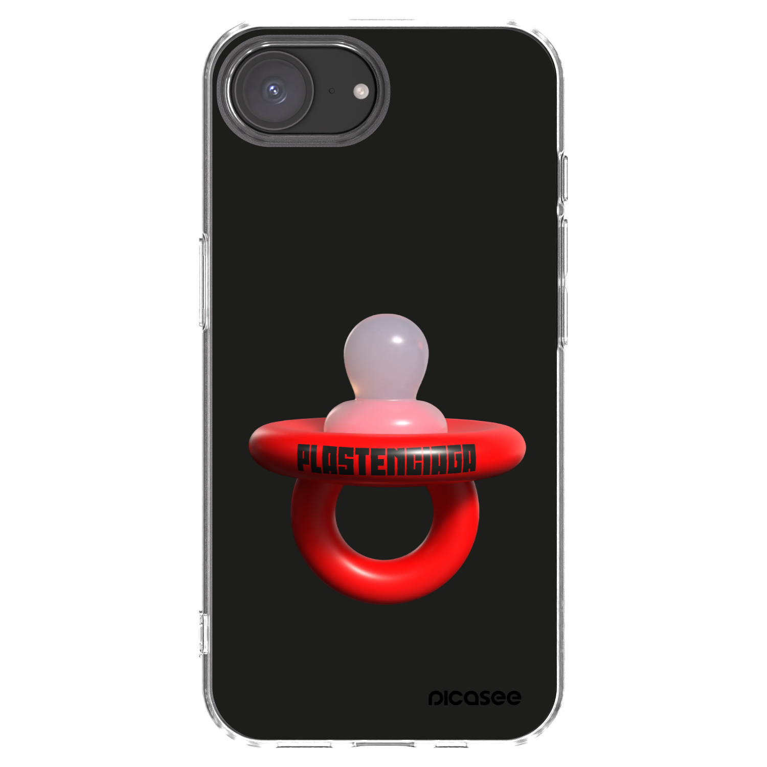 Picasee husă transparentă din silicon pentru Apple iPhone 16e - Le Dudel