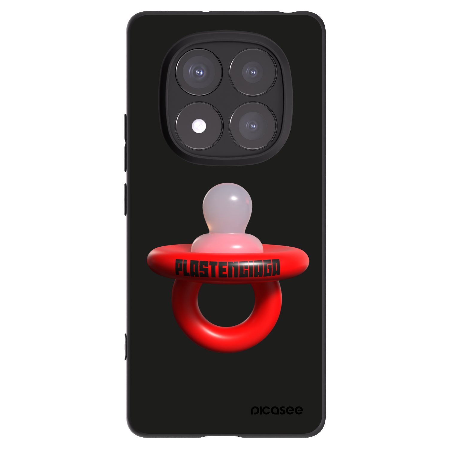 Picasee husă neagră din silicon pentru Xiaomi Redmi Note 14 Pro+ 5G - Le Dudel