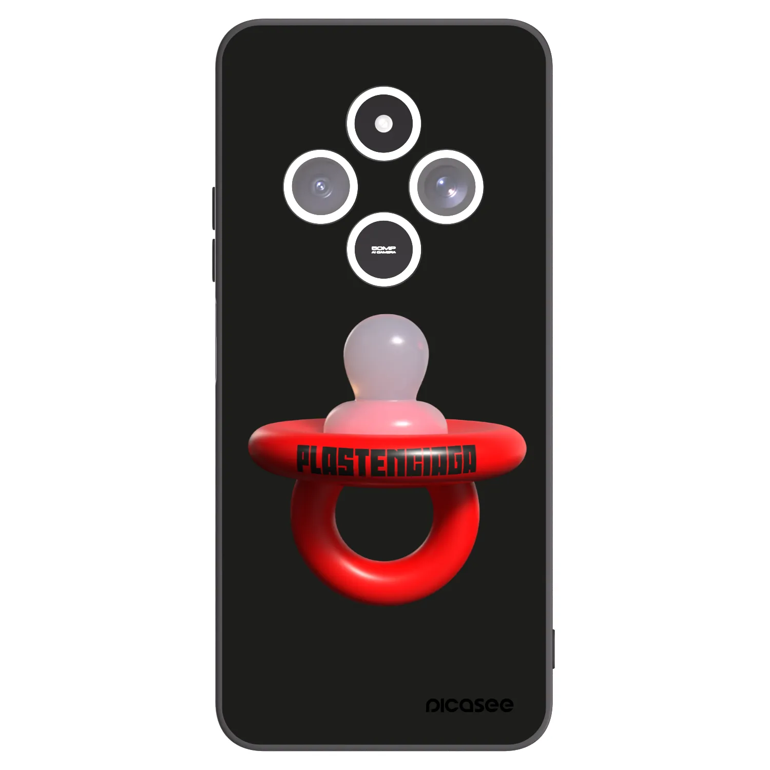 Picasee husă neagră din silicon pentru Xiaomi Redmi 14C - Le Dudel