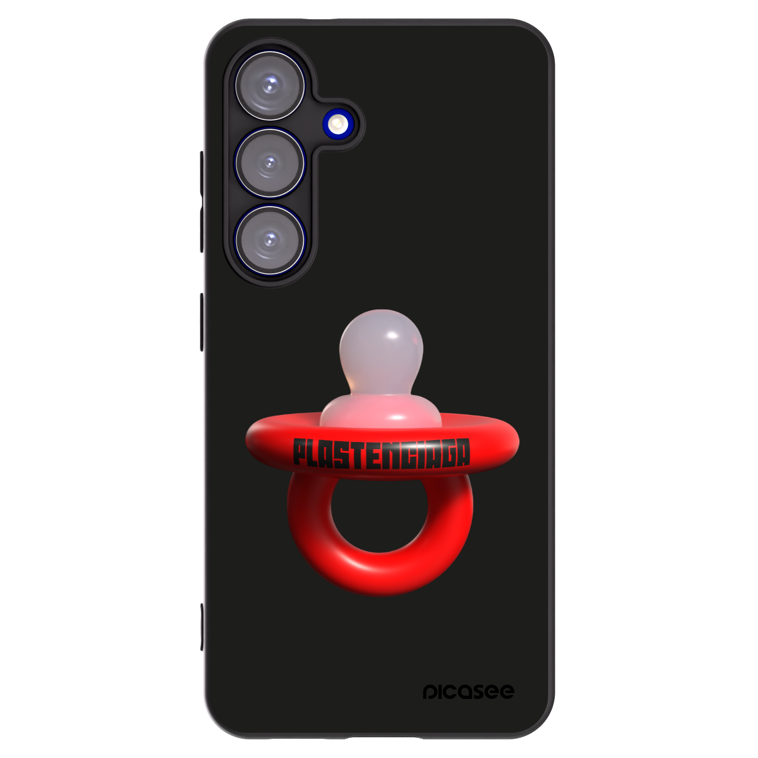 Picasee husă neagră din silicon pentru Samsung Galaxy S25 5G - Le Dudel