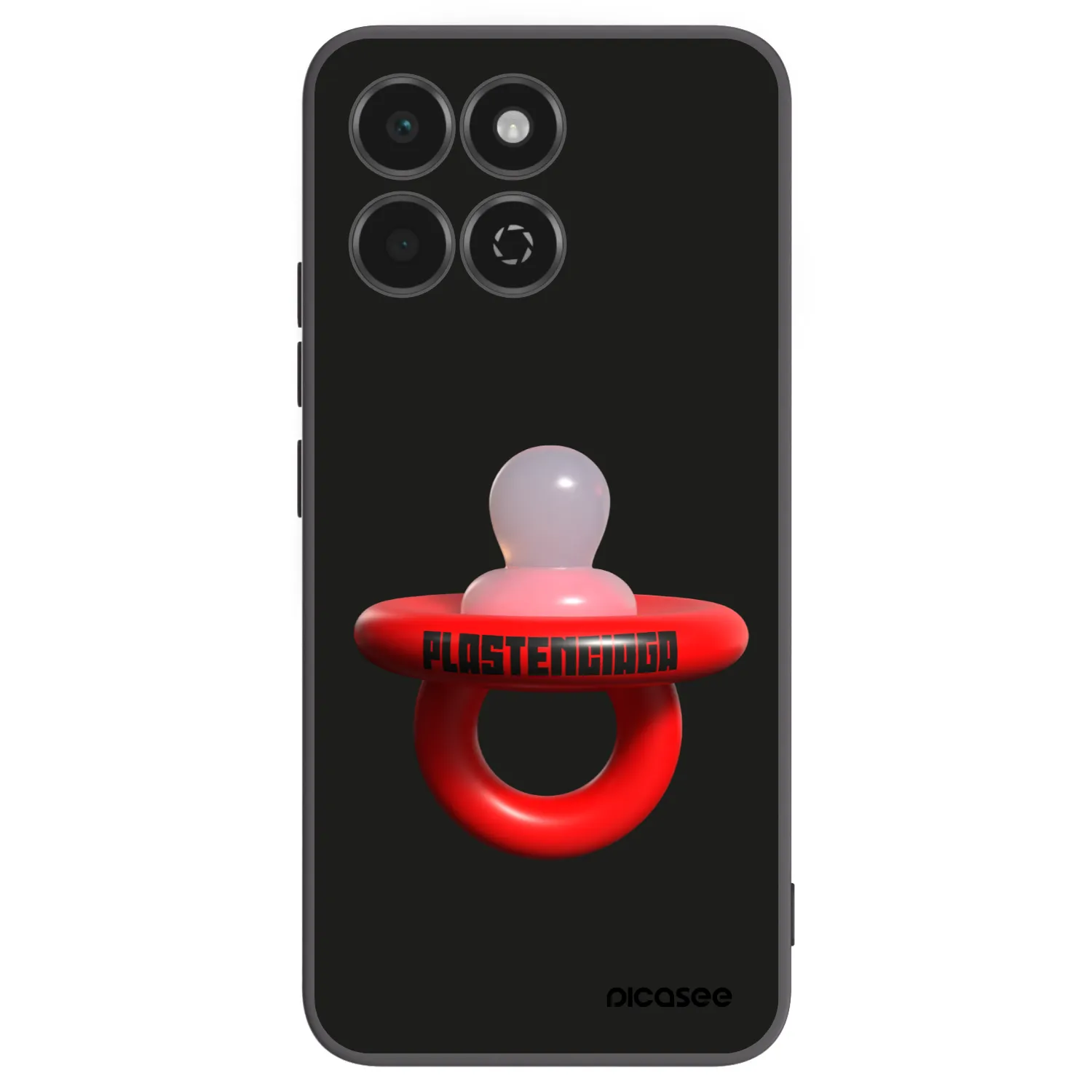 Picasee husă neagră din silicon pentru Honor 200 Smart 5G - Le Dudel