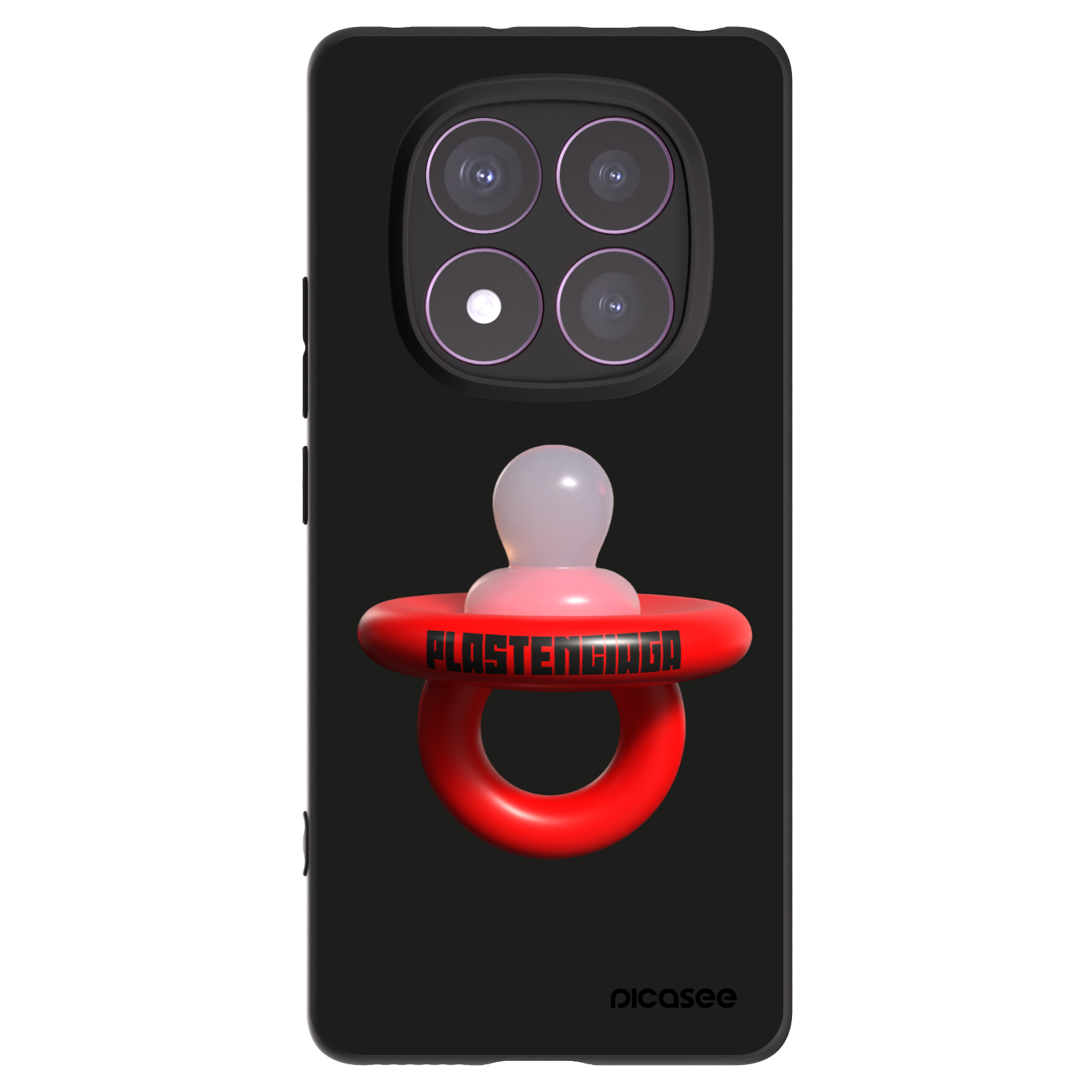 Picasee husă neagră din silicon pentru Xiaomi Redmi Note 14 Pro 4G - Le Dudel