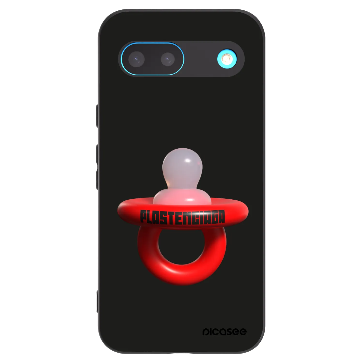 Picasee husă neagră din silicon pentru Google Pixel 8 - Le Dudel