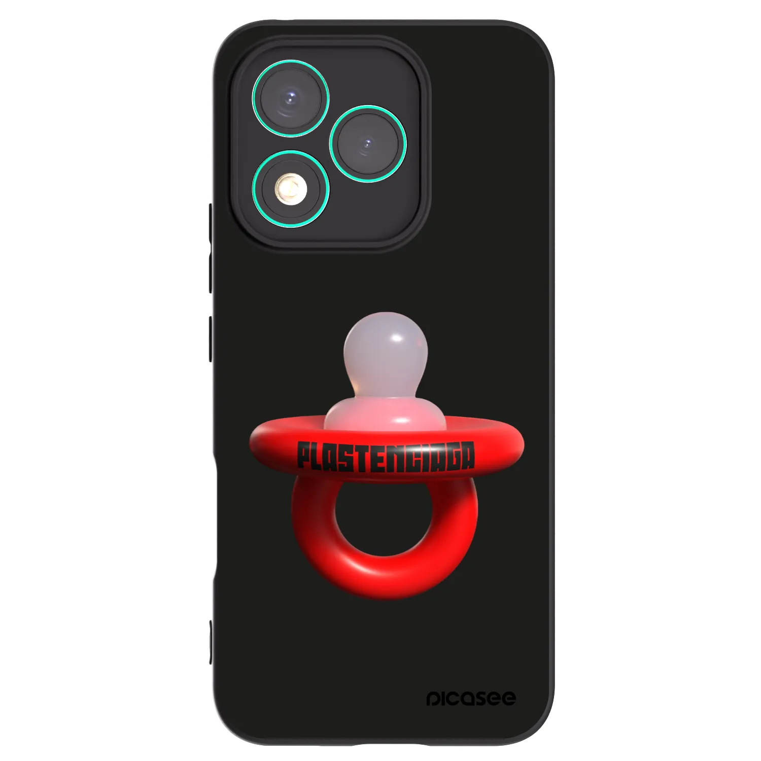 Picasee husă neagră din silicon pentru Honor 400 Lite 5G - Le Dudel