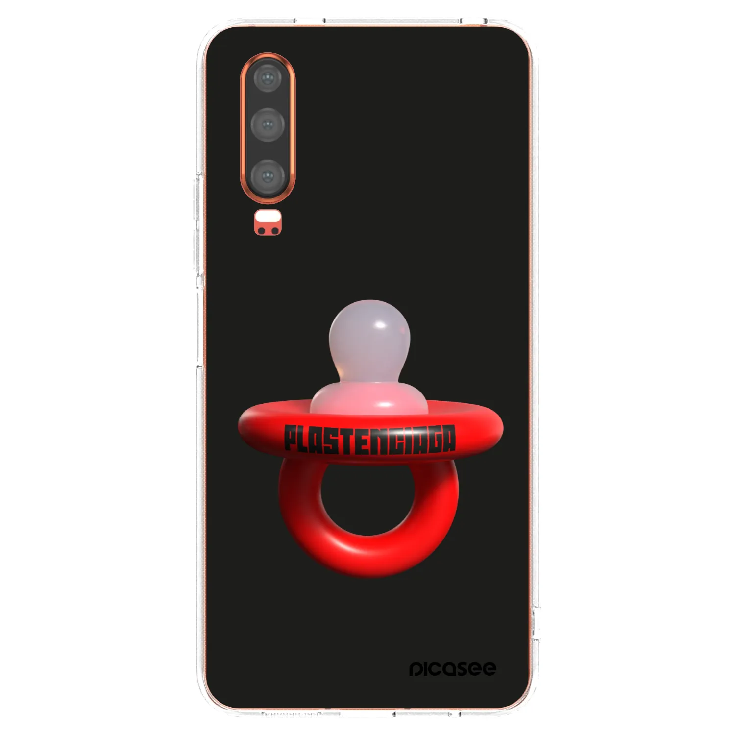 Picasee husă transparentă din silicon pentru Huawei P30 - Le Dudel