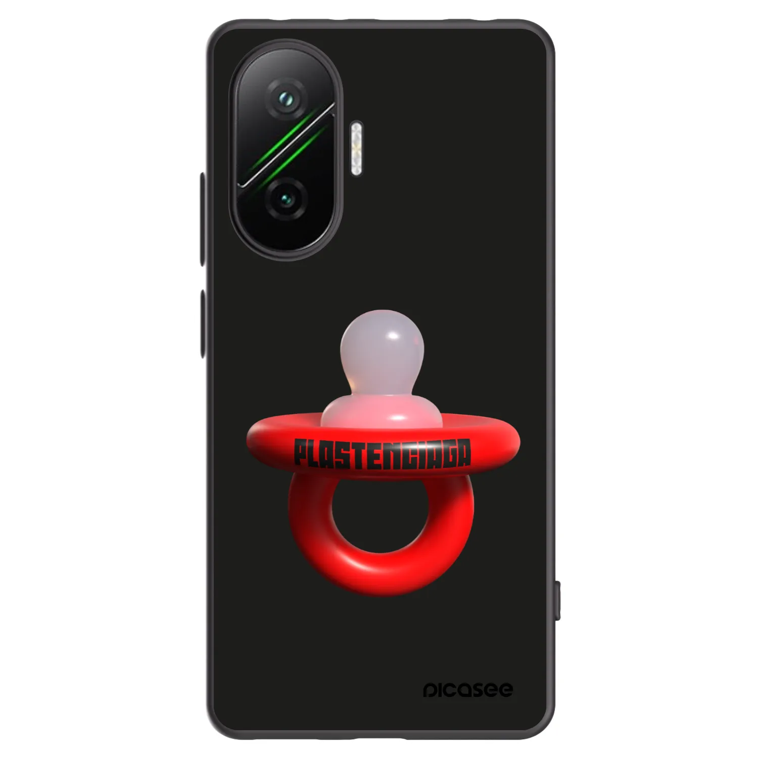 Picasee husă neagră din silicon pentru Xiaomi Poco F7 Pro 5G - Le Dudel