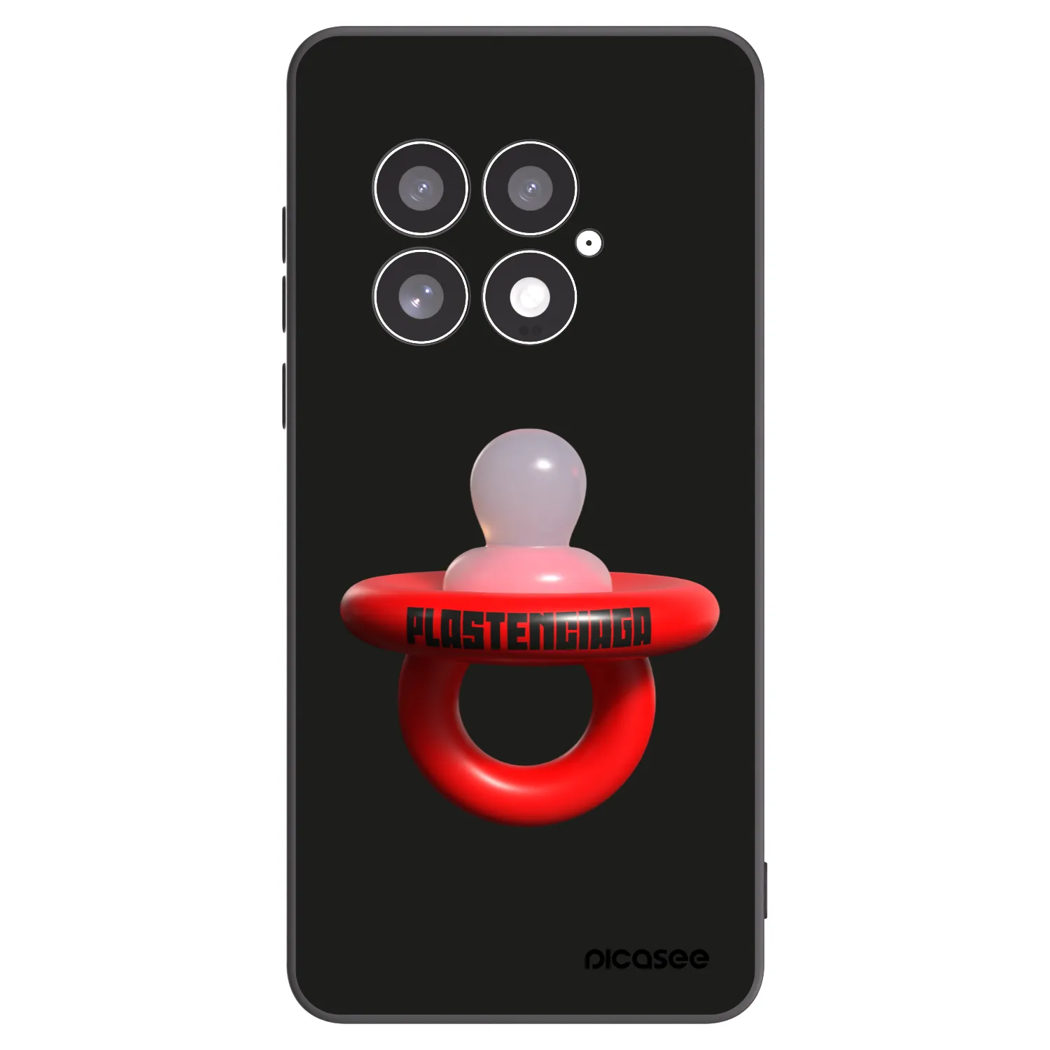 Picasee husă neagră din silicon pentru OnePlus 13 5G - Le Dudel