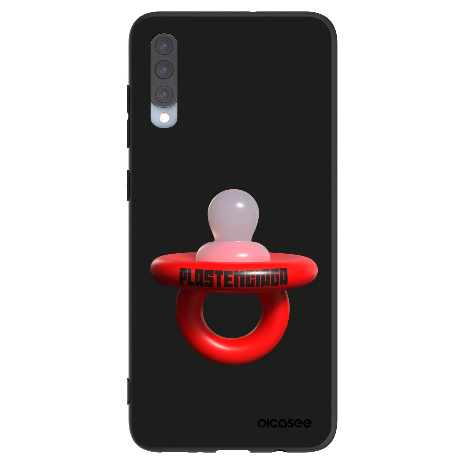Picasee husă neagră din silicon pentru Samsung Galaxy A70 A705F - Le Dudel