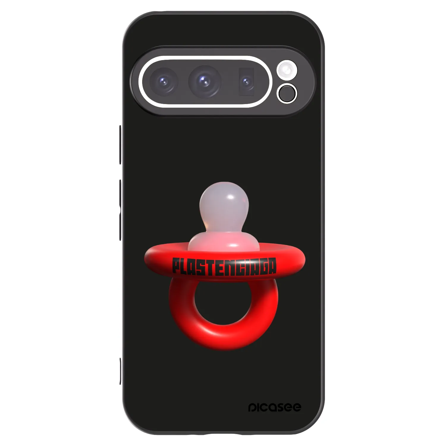 Picasee husă neagră din silicon pentru Google Pixel 9 Pro XL - Le Dudel