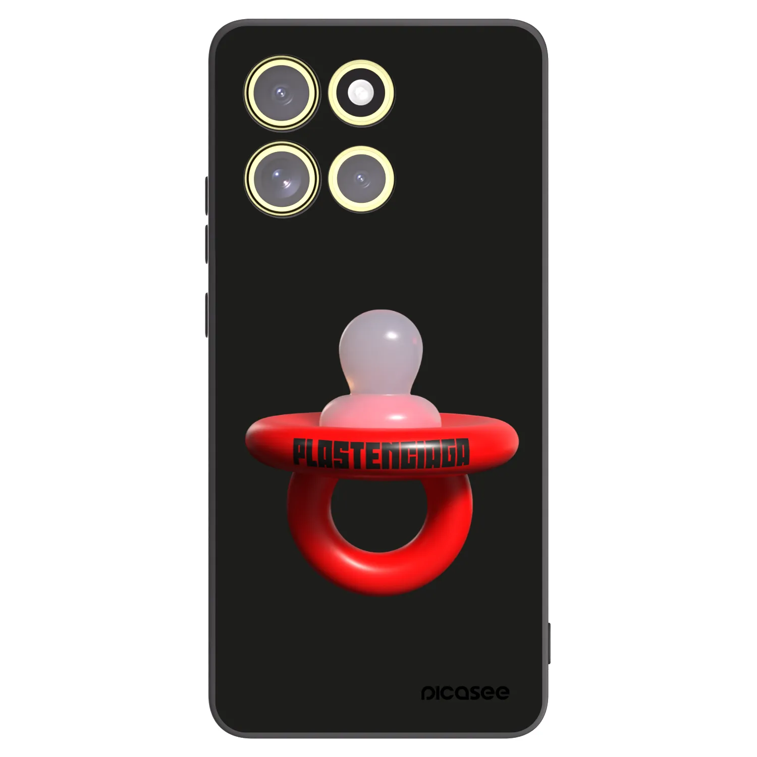 Picasee husă neagră din silicon pentru Motorola Moto G86 5G - Le Dudel