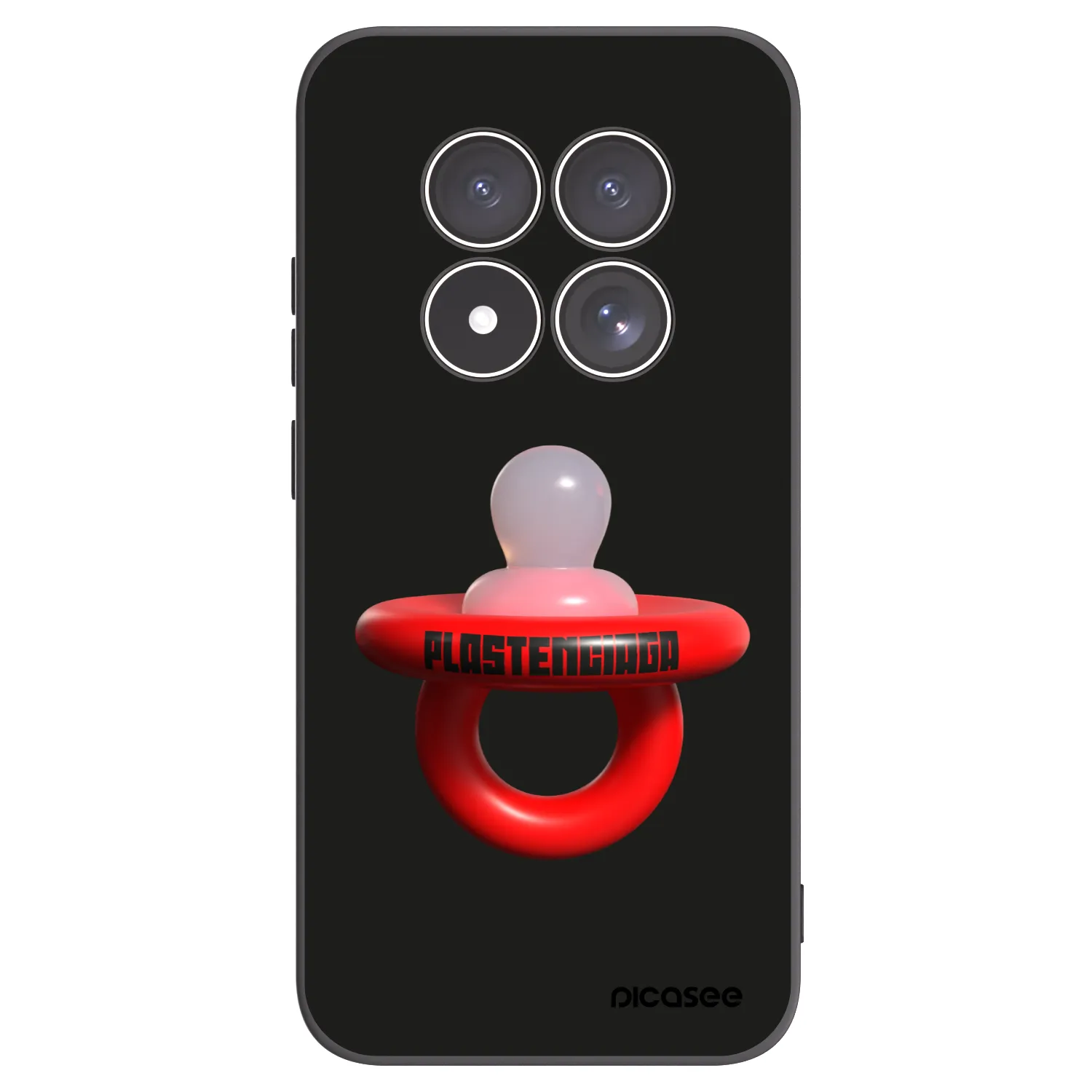 Picasee husă neagră din silicon pentru Xiaomi Redmi Note 15 Pro 4G - Le Dudel