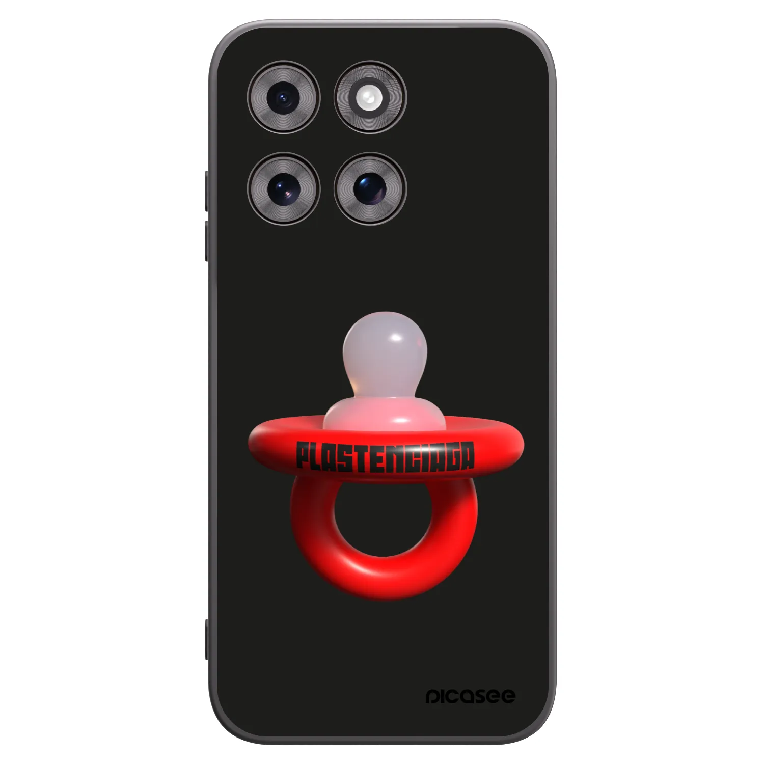 Picasee husă neagră din silicon pentru Motorola Moto G77 - Le Dudel