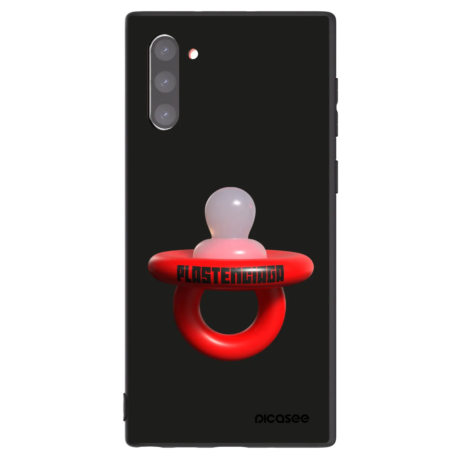 Picasee husă neagră din silicon pentru Samsung Galaxy Note 10 N970F - Le Dudel
