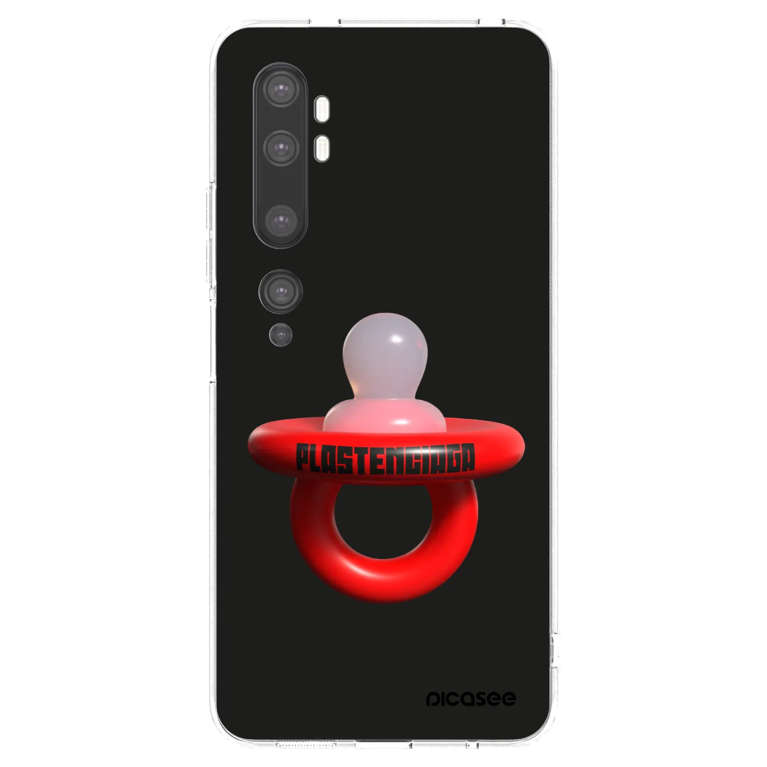 Picasee husă transparentă din silicon pentru Xiaomi Mi Note 10 (Pro) - Le Dudel
