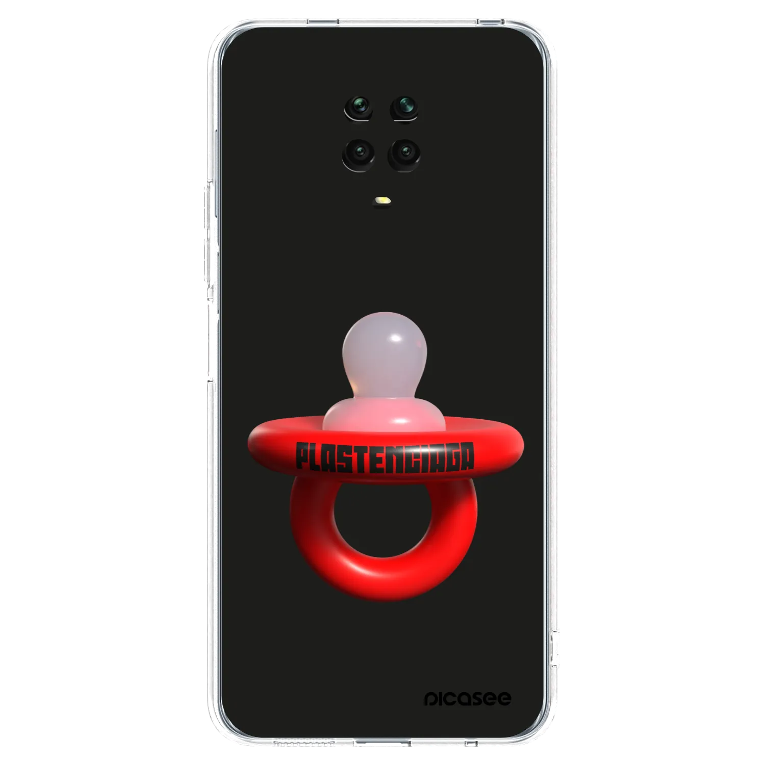 Picasee husă transparentă din silicon pentru Xiaomi Redmi Note 9 Pro - Le Dudel