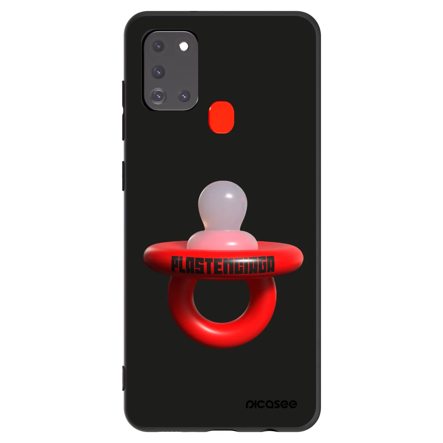 Picasee husă neagră din silicon pentru Samsung Galaxy A21s - Le Dudel