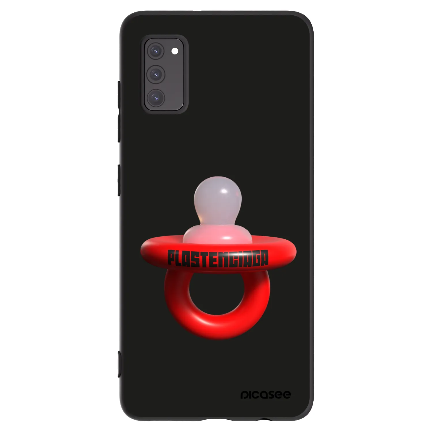Picasee husă neagră din silicon pentru Samsung Galaxy A41 A415F - Le Dudel
