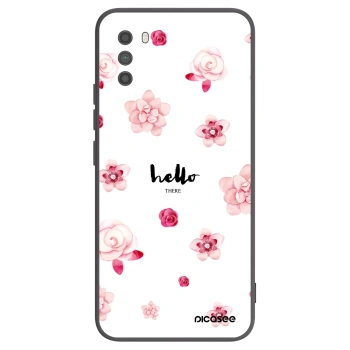 Picasee husă neagră din silicon pentru Xiaomi Poco M3 - Hello there