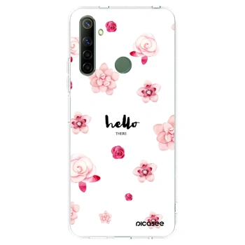 Picasee husă transparentă din silicon pentru Realme 6i - Hello there