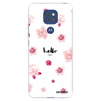 Picasee husă transparentă din silicon pentru Motorola Moto G9 Play - Hello there