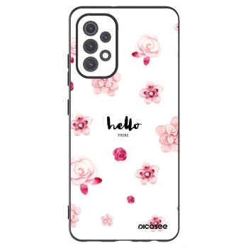 Picasee husă neagră din silicon pentru Samsung Galaxy A32 5G A326B - Hello there